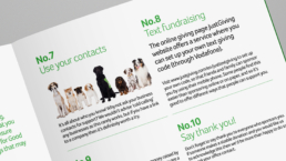 Dogs for Good charity Fundraiser booklet pack use your contacts